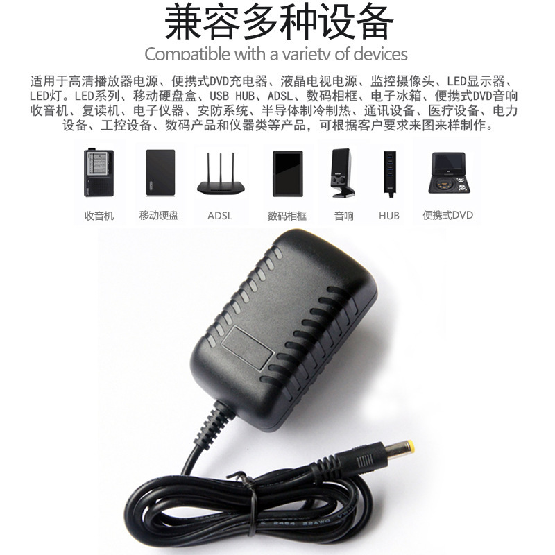 12V0.5A電源適配器